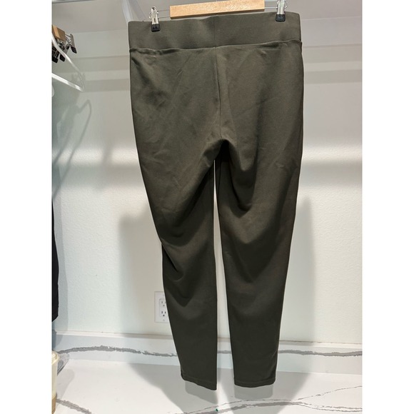 Seven Women's Green Dress Pants Tapered Leg Stretch Leggings‎ Size Large - Picture 4 of 9